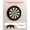 Professional Self-Healing Sisal Dartboard Set Rotatable Number Ring & Live Scoring Kit
